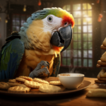i pappagalli possono mangiare i biscotti.