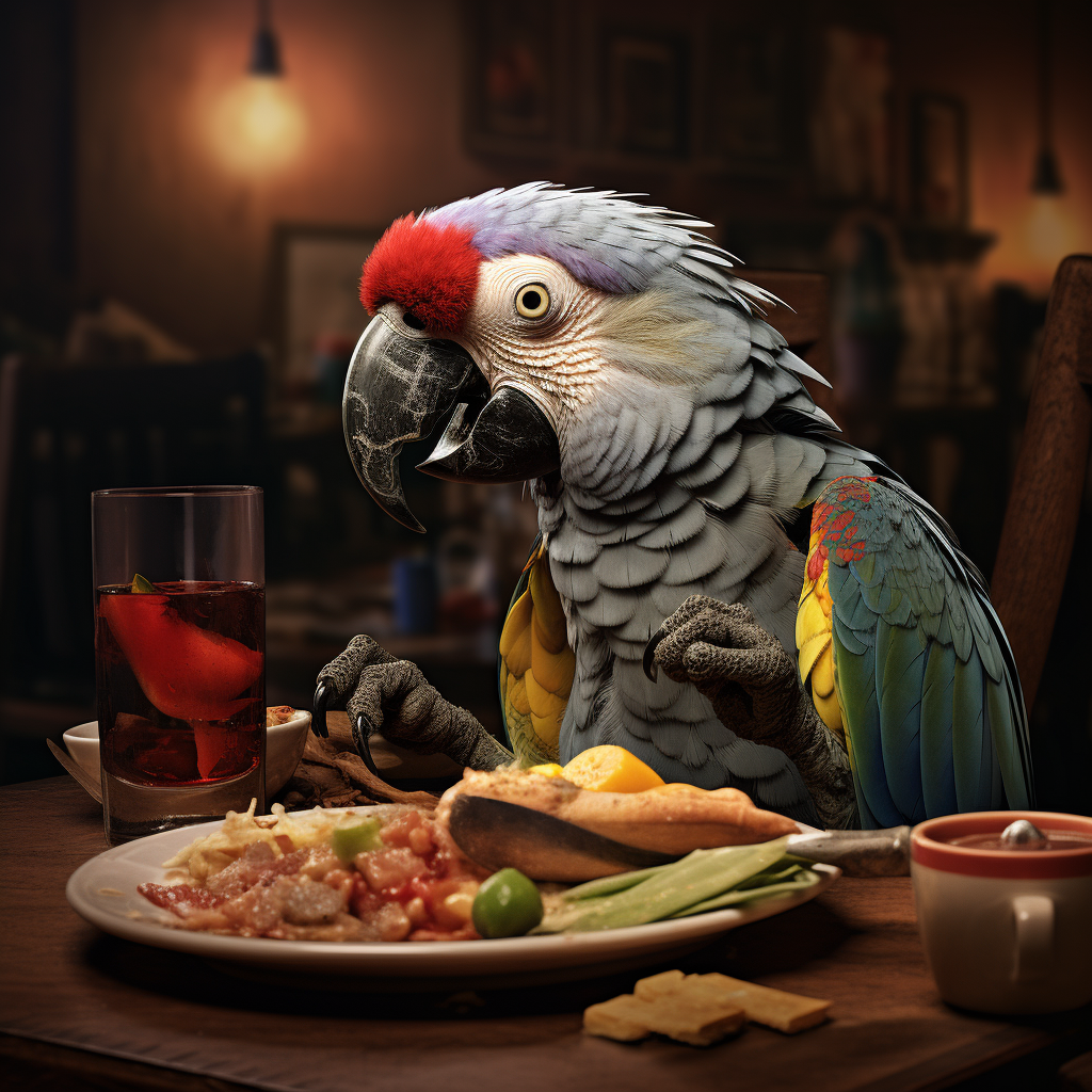 i pappagalli possono mangiare la carne